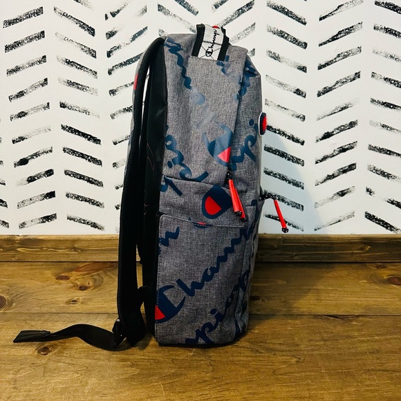 Champion Grey Navy Blue unisex-adult Advocate Backpack - Picture 4 of 9